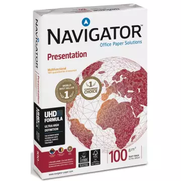 Navigator Presentation A4 Beyaz Fotokopi Kağıdı 100 gr 1 Paket (500 Sayfa)
