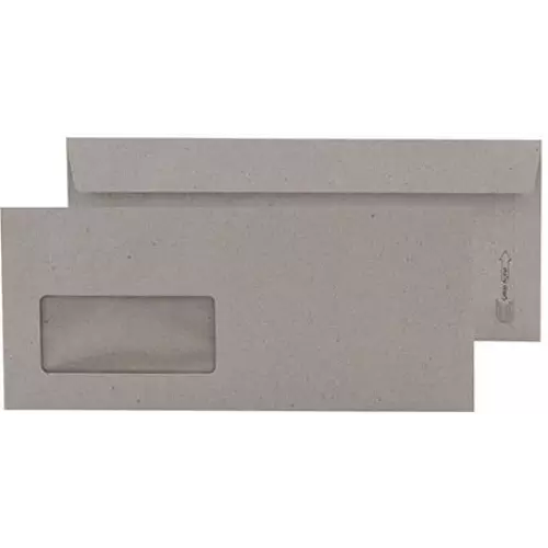 Oyal Diplomat Zarf Pencereli 90 gr Kraft 10.5x24 cm 100'lü Paket