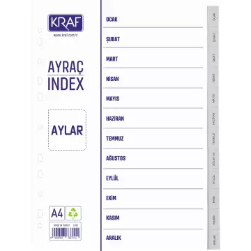 Kraf 1003 Seperatör Ayraç Aylar