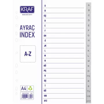 Kraf 1004 Seperatör Ayraç A-Z