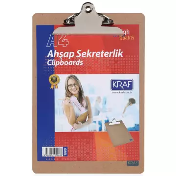 Kraf Sekreterlik A4 Ahşap 1065