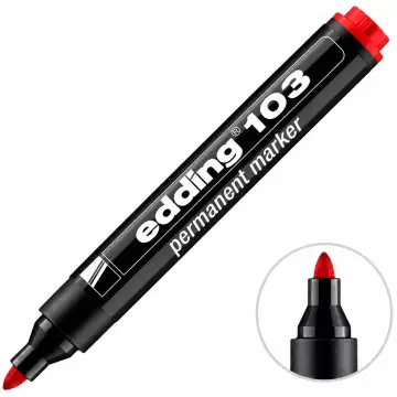 Edding 103 Permanent Marker Kalem Kırmızı