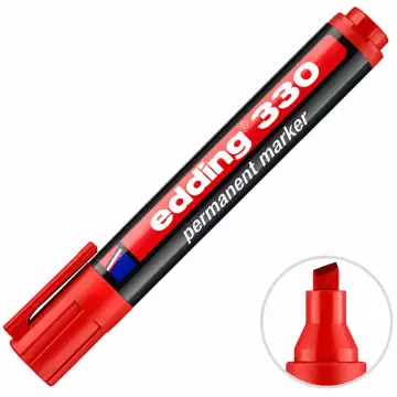 Edding 330 Permanent Marker Kalem Kırmızı