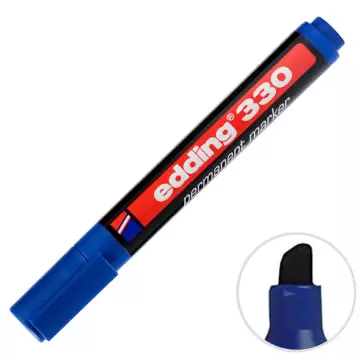 Edding 330 Permanent Marker Kalem Mavi