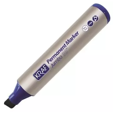 Kraf 610G Permanent Markör Jumbo 10 mm - Mavi