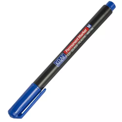 Kraf Permanent Asetat Kalemi OHP Plus 280 M Mavi