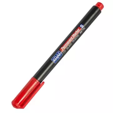 Kraf Permanent Asetat Kalemi OHP Plus 290 S Kırmızı