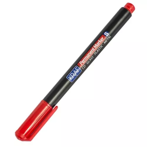Kraf Permanent Asetat Kalemi OHP Plus 290 S Kırmızı
