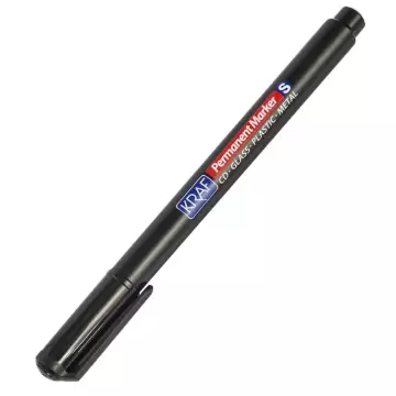 Kraf Permanent Asetat Kalemi OHP Plus 290 S Siyah