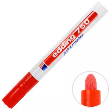 Edding 750 Boya Marker Kalem Kalın Uç Kırmızı
