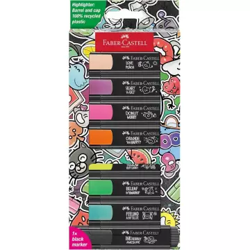 Faber Castell Fosforlu Kalem Graffiti Textliner 8'li Set (254692)