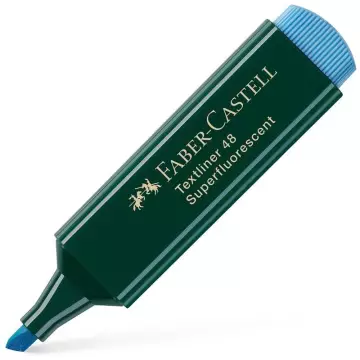 Faber Castell Fosforlu Kalem Mavi
