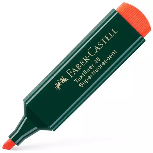 Faber Castell Fosforlu Kalem Turuncu