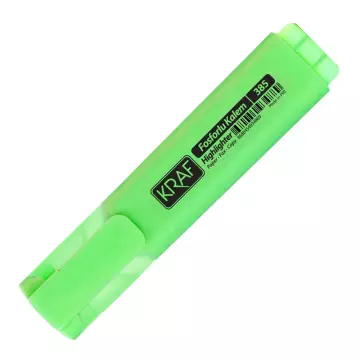 Kraf 385 Fosforlu Kalem - Yeşil