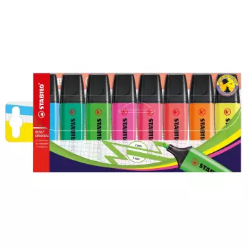 Stabilo Boss Original 70/8 Fosforlu Kalem 8'li Set