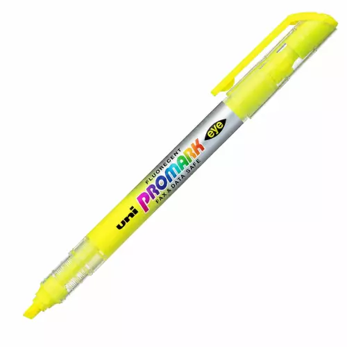Uni-Ball Promark Fosforlu Kalem Promark Eye - Sarı (USP-105)