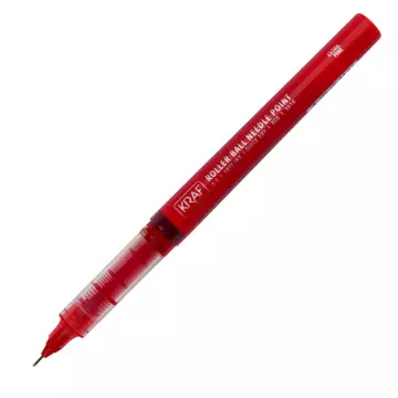 Kraf 301G İğne Uçlu Roller Tükenmez Kalem 0.5 - Kırmızı