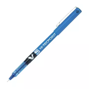 Pilot V5 Hi-Tecpoint İğne Uçlu Roller Kalem Tükenmez Kalem 0.5 - Mavi