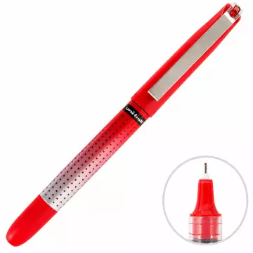 Uni-Ball UB-185S İğne Uçlu Roller Kalem 0.5 - Kırmızı