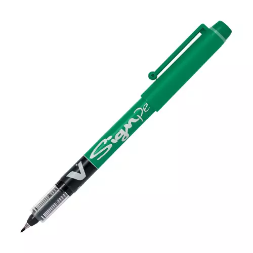 Pilot V-Signpen İmza Kalemi (51001924) (SW-VSP-G) - Yeşil