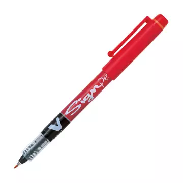 Pilot V-Signpen İmza Kalemi (51002021) (SW-VSP-R) - Kırmızı