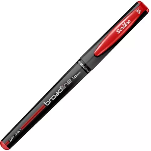 Scrikss Broadline Jel İmza Kalemi 1.0 Kırmızı