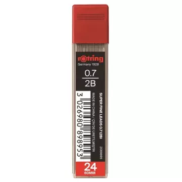 Rotring 0.7 mm 2B Super Polymer Kalem Ucu (2089895)