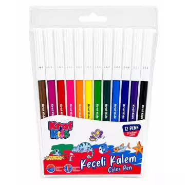 Kraf Kids 265 Keçeli Kalem 12'li