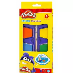 Play-Doh Sulu Boya Jumbo 35 mm 8 Renk