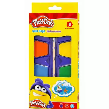 Play-Doh Sulu Boya Jumbo 35 mm 8 Renk