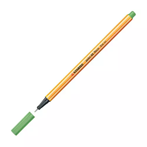 Stabilo Point Keçe Uçlu Kalem 88/33 0.4 mm - Fosforlu Yeşil