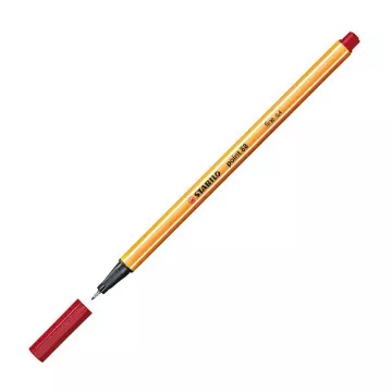 Stabilo Point Keçe Uçlu Kalem 88/50 0.4 mm - Koyu Kırmızı
