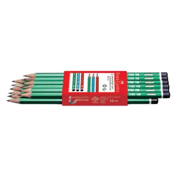 Faber Castell Mercanlı Kurşun Kalem HB 12'li Paket