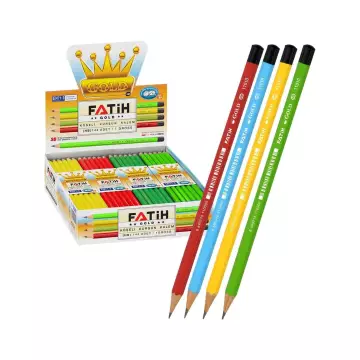 Fatih Mercanlı Gold Kurşun Kalem HB 12'li Paket (11010)