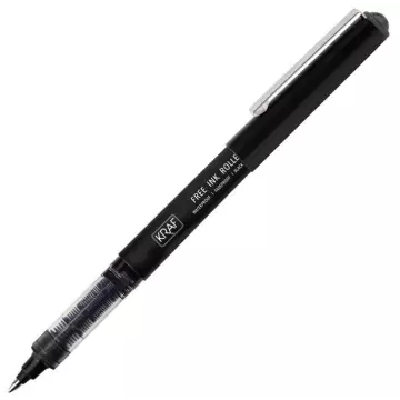 Kraf 300G Roller Tükenmez Kalem 0.7 - Siyah