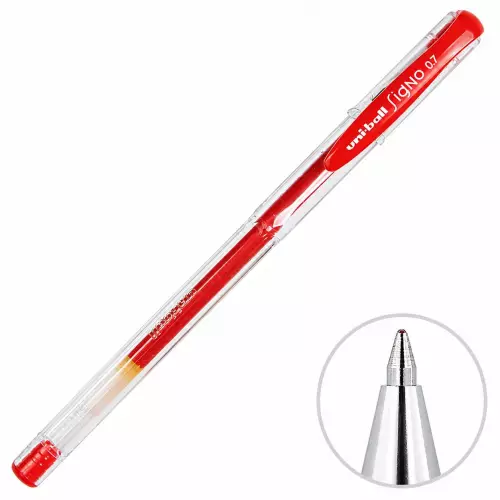 Uni-Ball UM-100 Signo Roller Jel Kalem 0.7 - Kırmızı