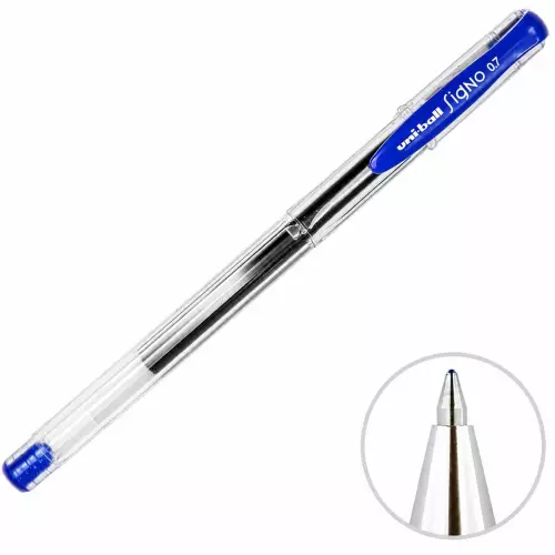 Uni-Ball UM-100 Signo Roller Jel Kalem 0.7 - Mavi