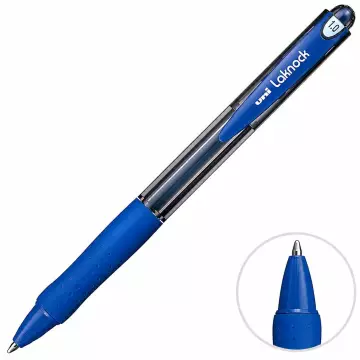 Uni-Ball SN-100 Laknock Micro Tükenmez Kalem 1.0 - Mavi
