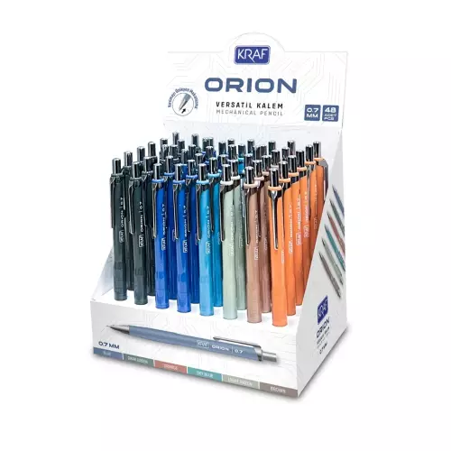 Kraf Orion Versatil Uçlu Kalem 0.7 mm 48'li Paket (MP-110)