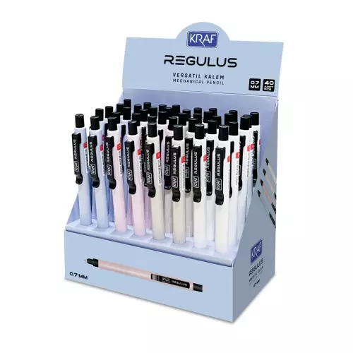 Kraf Regulus Versatil Uçlu Kalem 0.7 mm 40'lı Paket (MP-135)