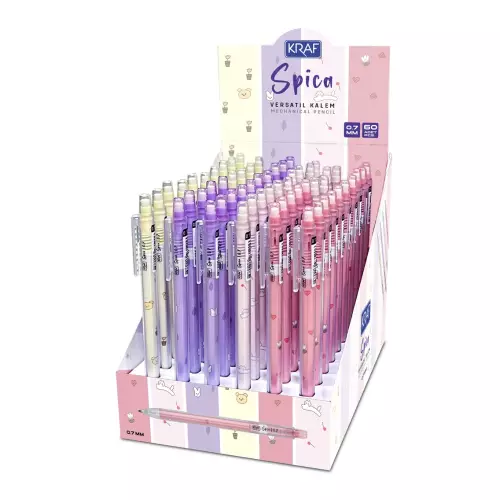 Kraf Spica Versatil Uçlu Kalem 0.7 mm 60'lı Paket (MP-125)