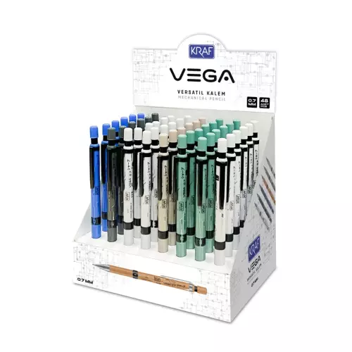 Kraf Vega Versatil Uçlu Kalem 0.7 mm 48'li Paket (MP-115)
