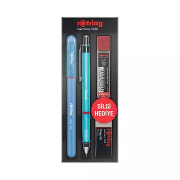 Rotring Visuclick + Jel Kalem Okul Seti 0.7 mm Mavi