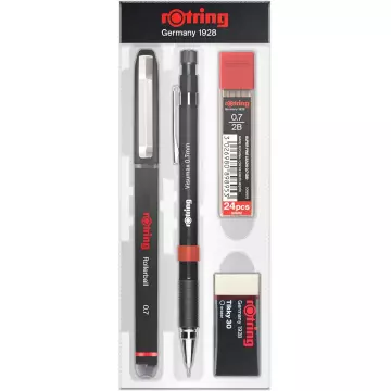 Rotring Visumax + Roller Kalem Ofis Seti 0.7 mm Siyah