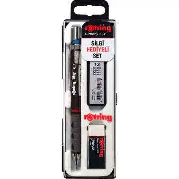 Rotring Tikky Versatil Uçlu Kalem Okul Seti 0.7 mm Bordo