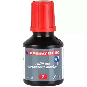 Edding BT30 Beyaz Tahta Kalem Mürekkebi 30 ml - Kırmızı