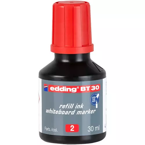 Edding BT30 Beyaz Tahta Kalem Mürekkebi 30 ml - Kırmızı