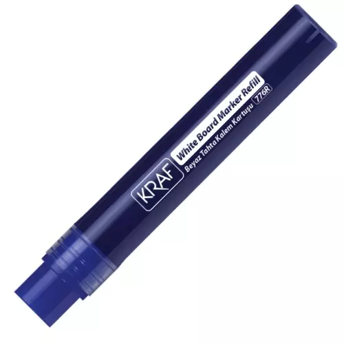 Kraf 776R Beyaz Tahta Kalemi Yedek Kartuş - Mavi