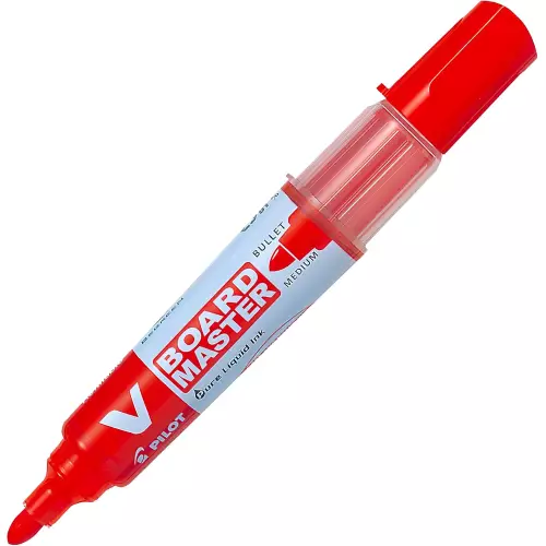 Pilot Tahta Kalemi V-Board Master Yuvarlak Uç Kırmızı