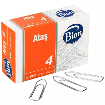 Bion 33 mm Ataş No:4 80'li Paket